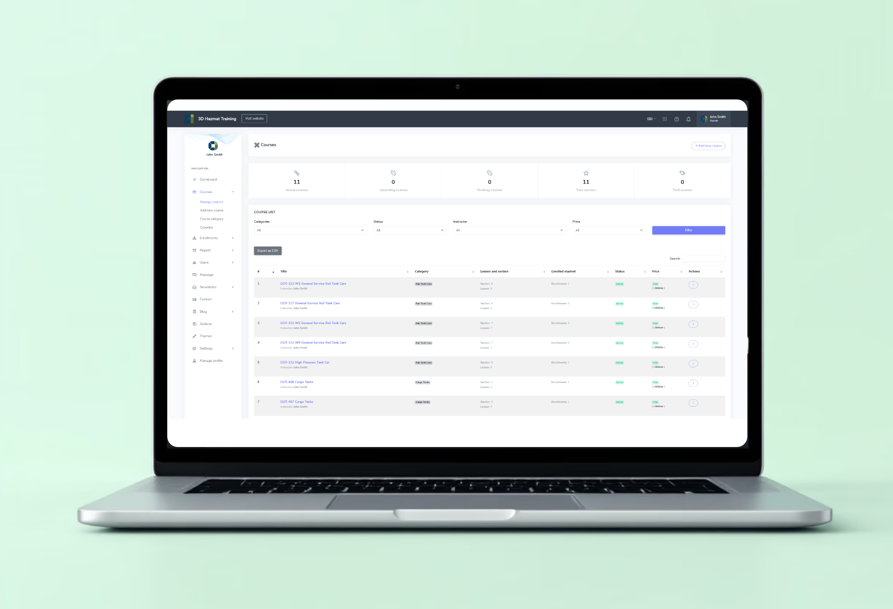 image of completed inspection report